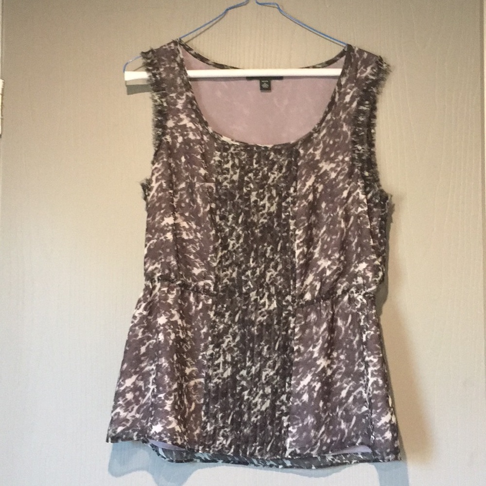 Banana Republic dressy, lined, tank top.